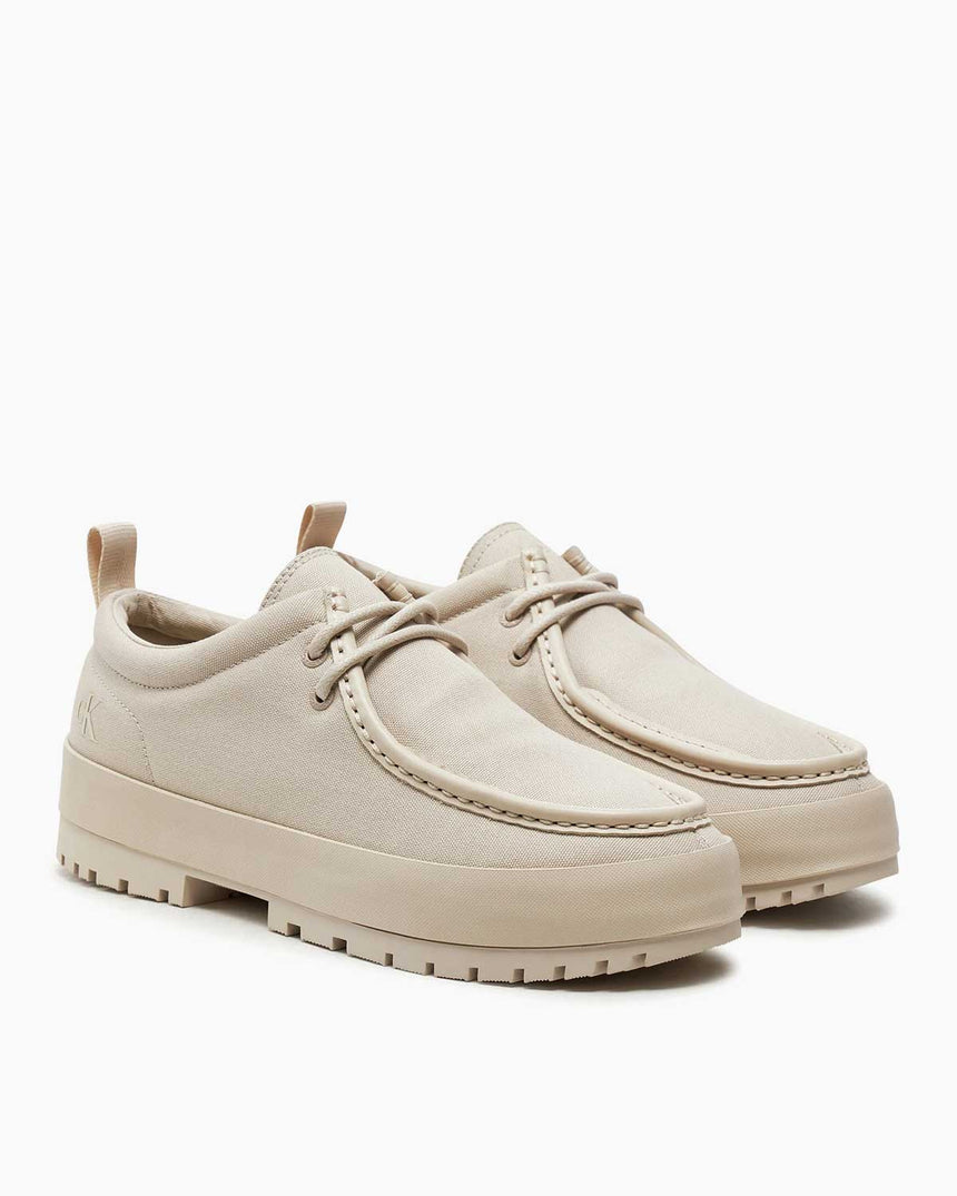 Calvin Klein Lugged Hybrid Lace Up Ayakkabı Triple Eggshell