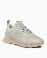 Calvin Klein Lace Up Runner - Caged Kadın Sneaker Dk Ecru/Pearl Grey