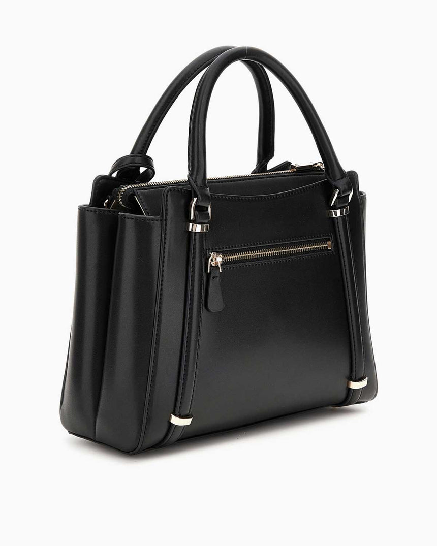 Guess Daryna Logolu Satchel El Çantası Black