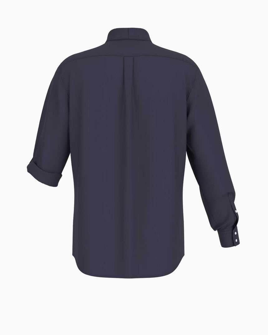 Guess Regular Fit Logolu Gömlek Smart Blue