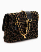 Guess Brenton Giully II 2 Kadın Omuz Çantası Dark Leo