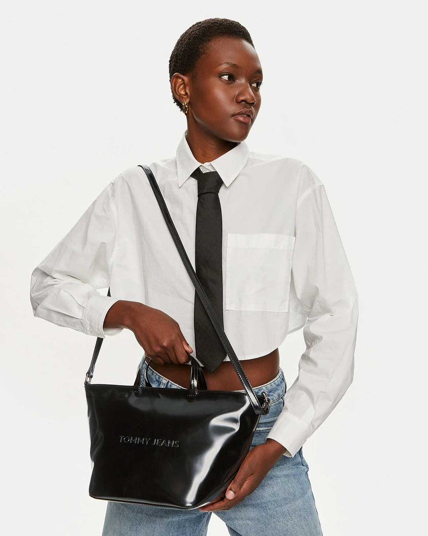 Tommy Hilfiger Ess Must Mini Tote Seasonal El Çantası Black