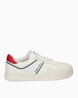 Tommy Hilfiger Leather Retro Cupsole Sneaker RWB