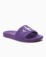 Calvin Klein Slide Monogram Flip Flops Logolu Terlik Purple