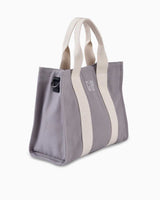 Gap Şerit Detaylı Kanvas El Çantası Gri