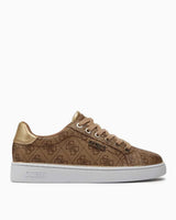 Guess Cupsole Low Monogram Sneaker Beige / Brown