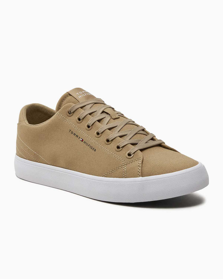Tommy Hilfiger Low Top Canvas Ayakkabı Beige