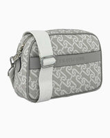 Us Polo Assn Mini Cüzdan Detaylı Çapraz Askılı Çanta Beyaz - Gri