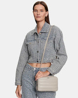 Calvin Klein Line Quilt Crossover Camera Bag Sand Pebble