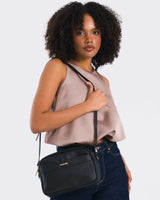 Us Polo Assn Logo Detaylı Çapraz Askılı Çanta Siyah