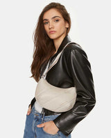 Calvin Klein Quilted Crossover Çapraz Askılı Çanta Beige