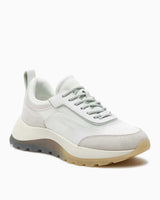 Calvin Klein Runner Lace Up Mesh Mix Kadın Sneaker White/Milky Green