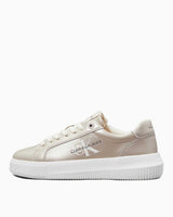 Calvin Klein Chunky Cupsole Lace Up Snekaers Creamy White