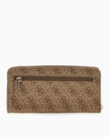 Guess Laurel Large Zip Around Cüzdan Latte Logo