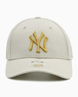New Era Wmns Metallic Logo 9 Forty Ny Şapka Bej
