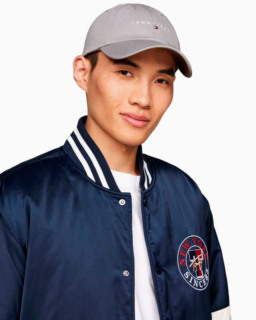 Tommy Hilfiger Linear Logo Şapka Granite Road