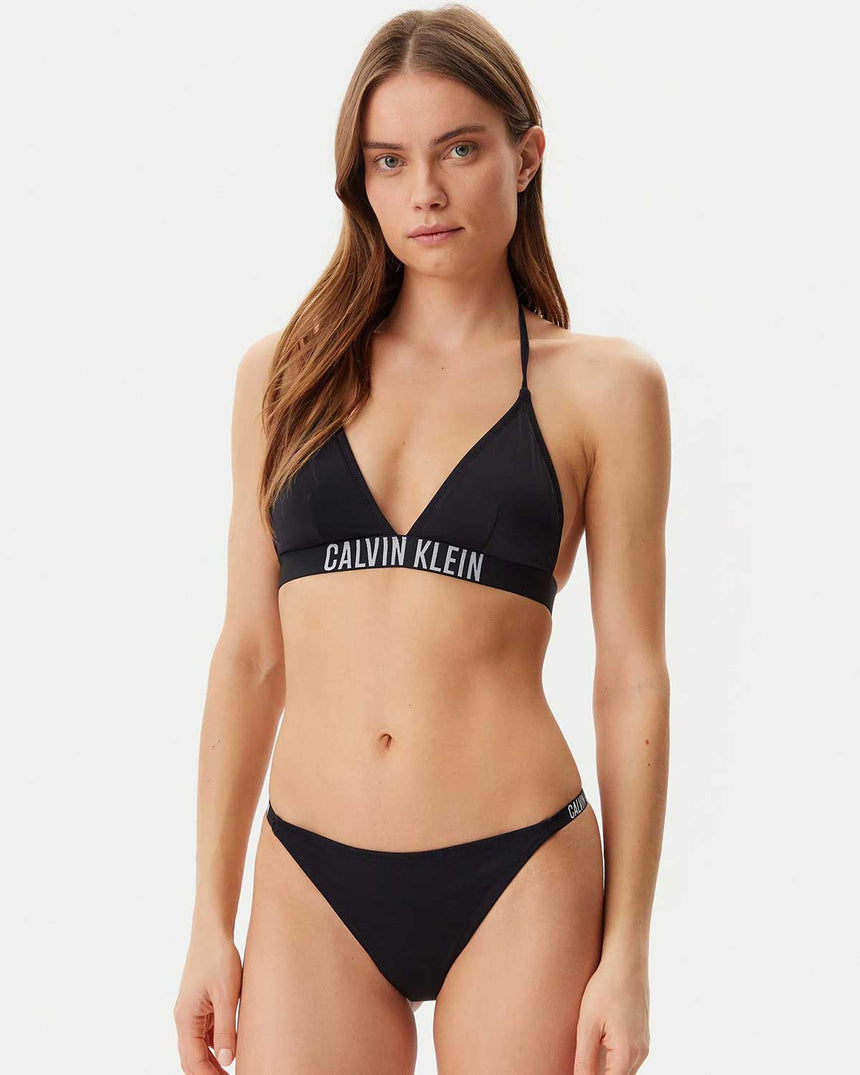Calvin Klein Triangle Bikini Üstü Storm Blue