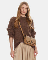 Tommy Hilfiger Libre Kadın Kapaklı Çapraz Askılı Çanta Safari Canvas