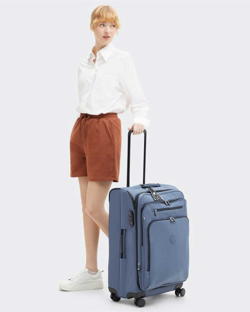 Kipling New Youri Spin M Orta Boy Valiz Blue Lover