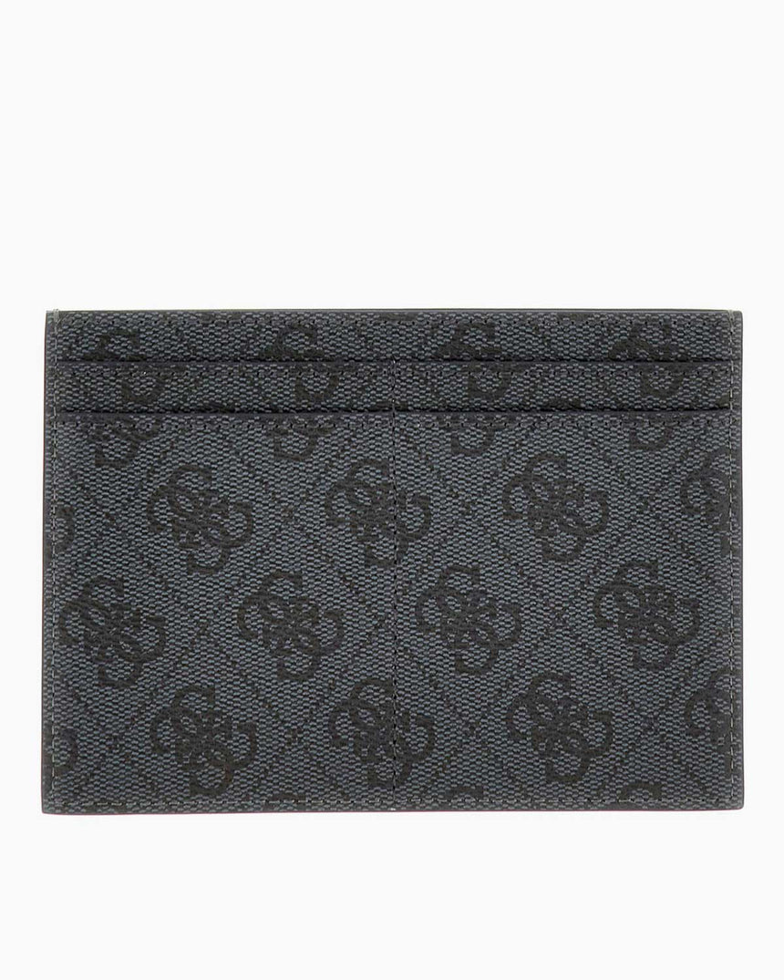 Guess Card Holder Logo Cüzdan Coal Logo