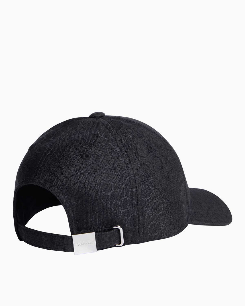 Calvin Klein Monogram Jacquard Şapka CK Black