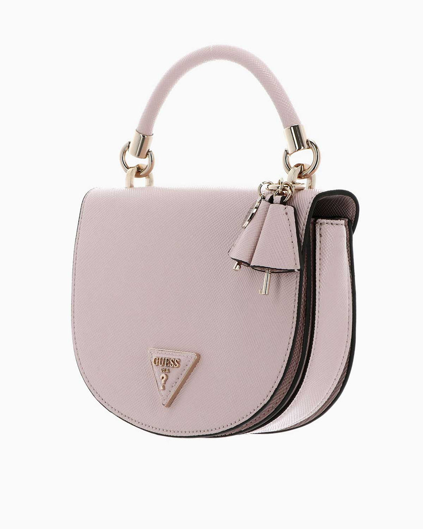 Guess Saddle Mini Aksesuarlı El Çantası Light Rose