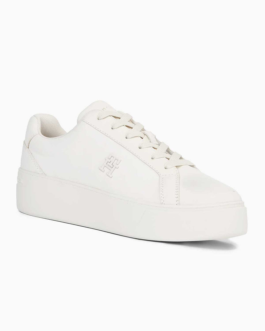 Tommy Hilfiger Platform Court Sneaker White