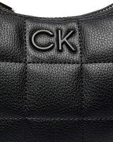 Calvin Klein Square Quilt Chain Zincir Detaylı Mini Omuz Çantası CK Black