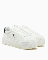 Calvin Klein Bold Flatform Lace Up Sneaker Bright White/Black