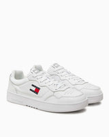 Tommy Jeans Cupsole Leather Essentials Sneaker White