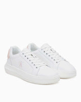 Calvin Klein Malmo Kısa Kalın Taban Kadın Sneaker Bright White/Sweet Pink
