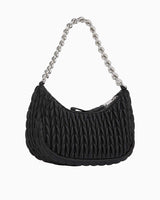 Tommy Hilfiger Iconic Quilted Omuz Çantası Black