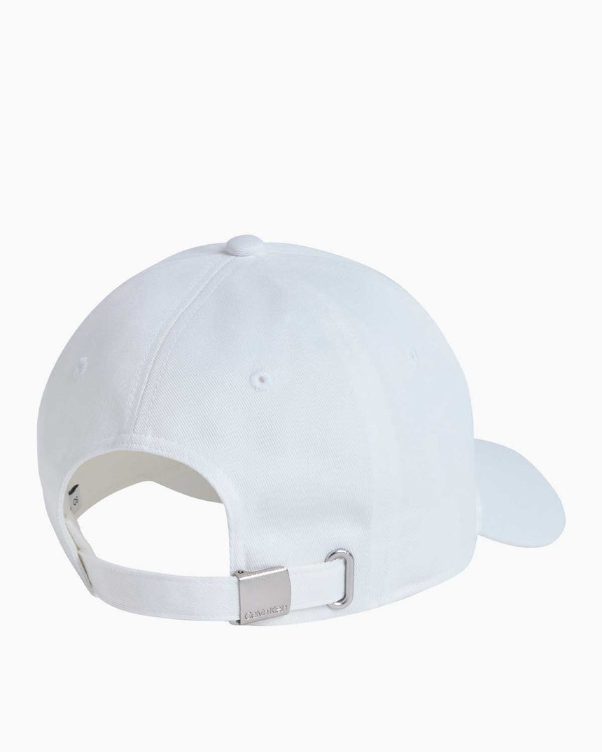 Calvin Klein Mono Logo Printed Baseball Şapka Bright White