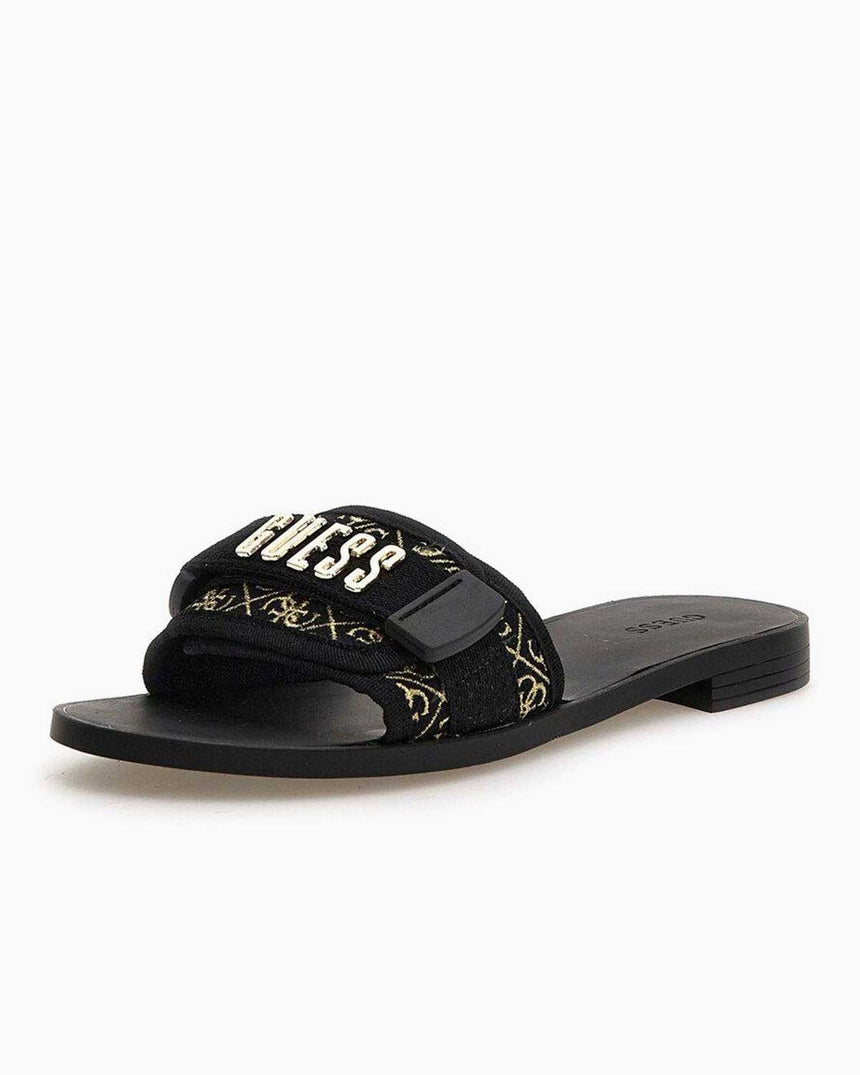 Guess Footwear Dress Casual Kadın Terlik Black Platino