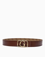 Guess Reversible Tokalı Kemer Latte Logo Multi