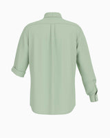 Guess Regular Fit Logolu Gömlek Green Aventurine