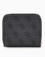 Guess Laurel Small Zip Around Cüzdan Coal Logo