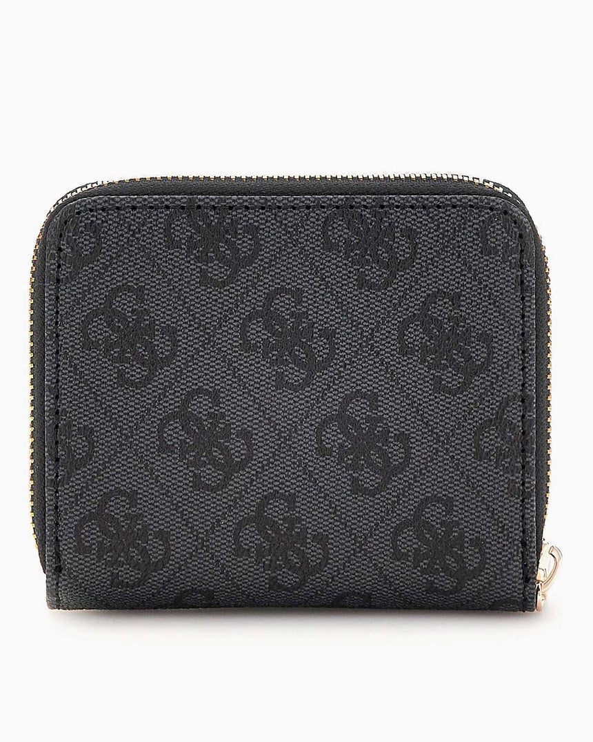 Guess Laurel Small Zip Around Cüzdan Coal Logo