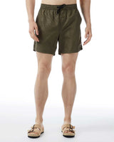 Guess Swimtrunk Bottoms Deniz Şortu Green Embossed Logo