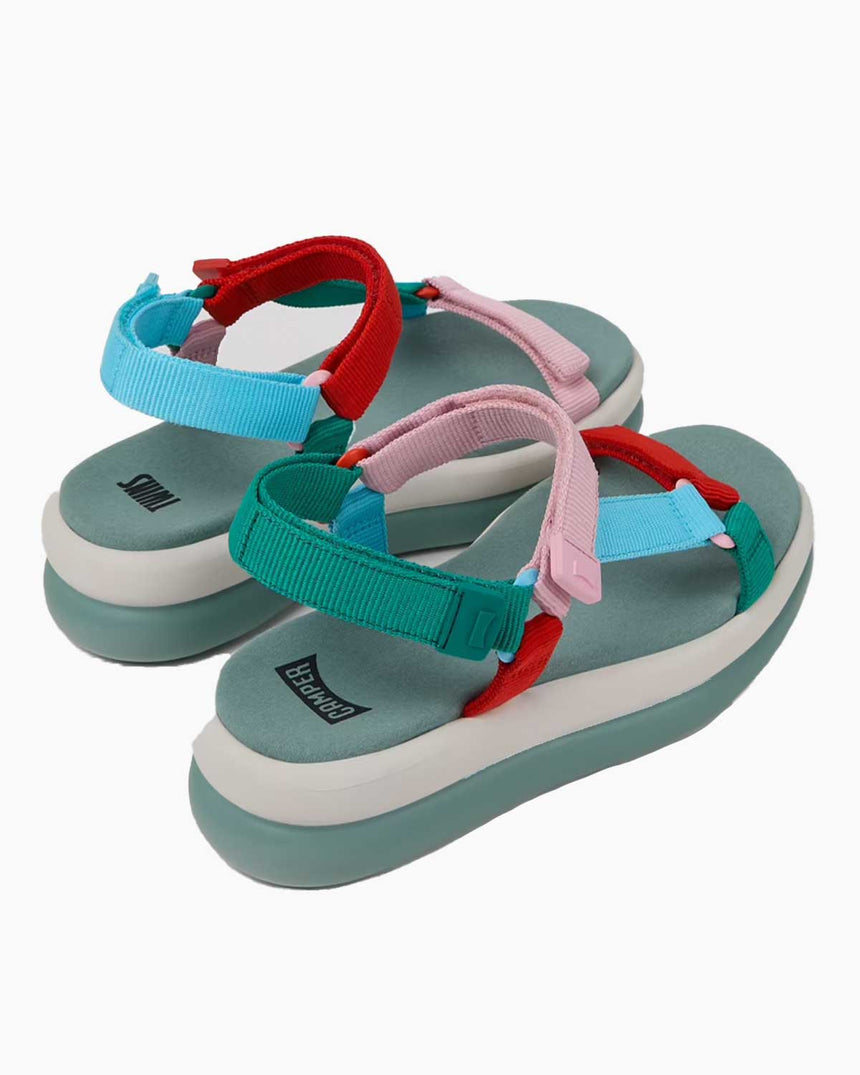 Camper Pelotas Flota Up Tws Sandalet Beyaz - Yeşil