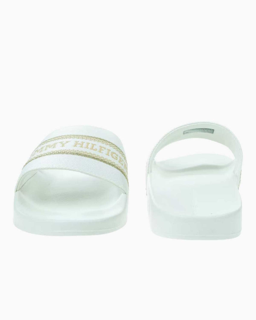 Tommy Hilfiger Poolside Flip Flops Terlik Ecru