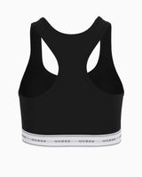 Gues Carrie Logolu Bralette Jet Black