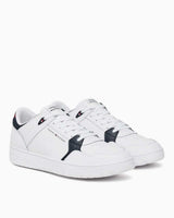 Tommy Hilfiger Deri Erkek Hafif Basketbol Sneaker White
