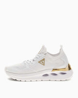 Guess Solite Gold Logo Detaylı Sneaker White