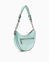 Guess Orlina Society Zincir Detaylı Omuz Çantası Aqua Marine