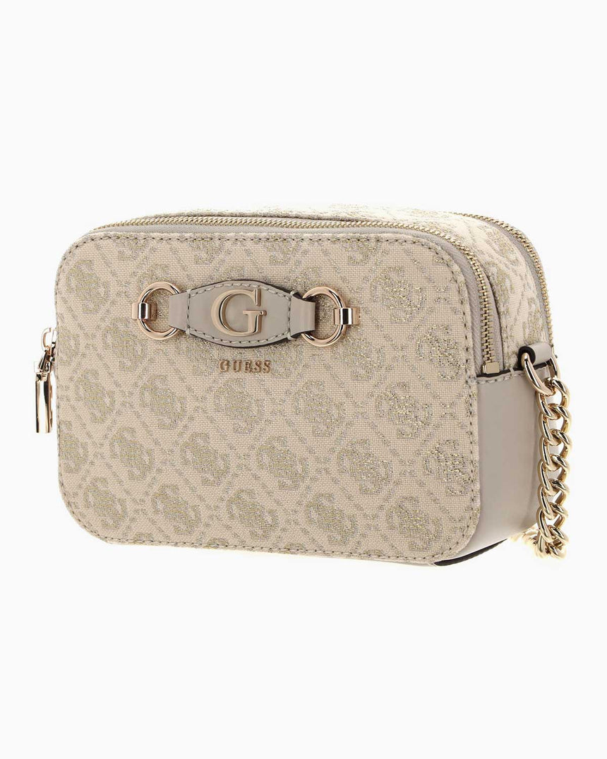 Guess Monogram Desenli Çapraz Askılı Çanta Dove Logo