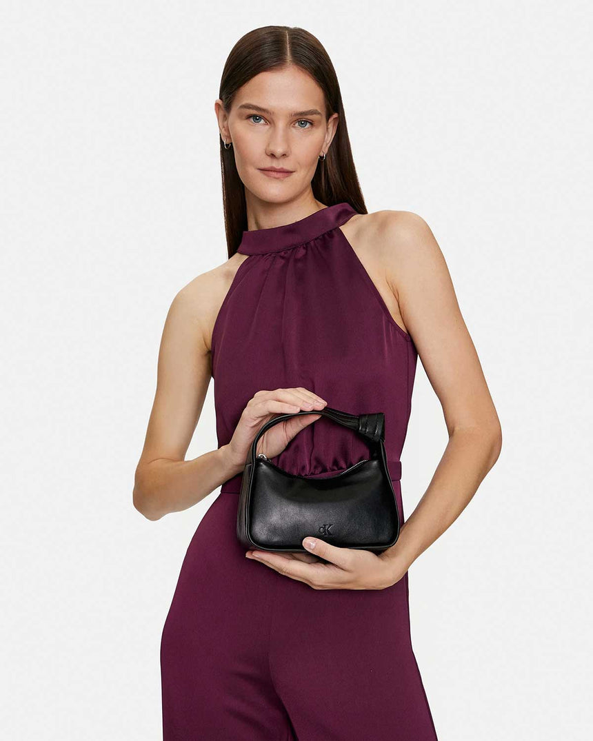Calvin Klein Knoted Mini El Çantası Black