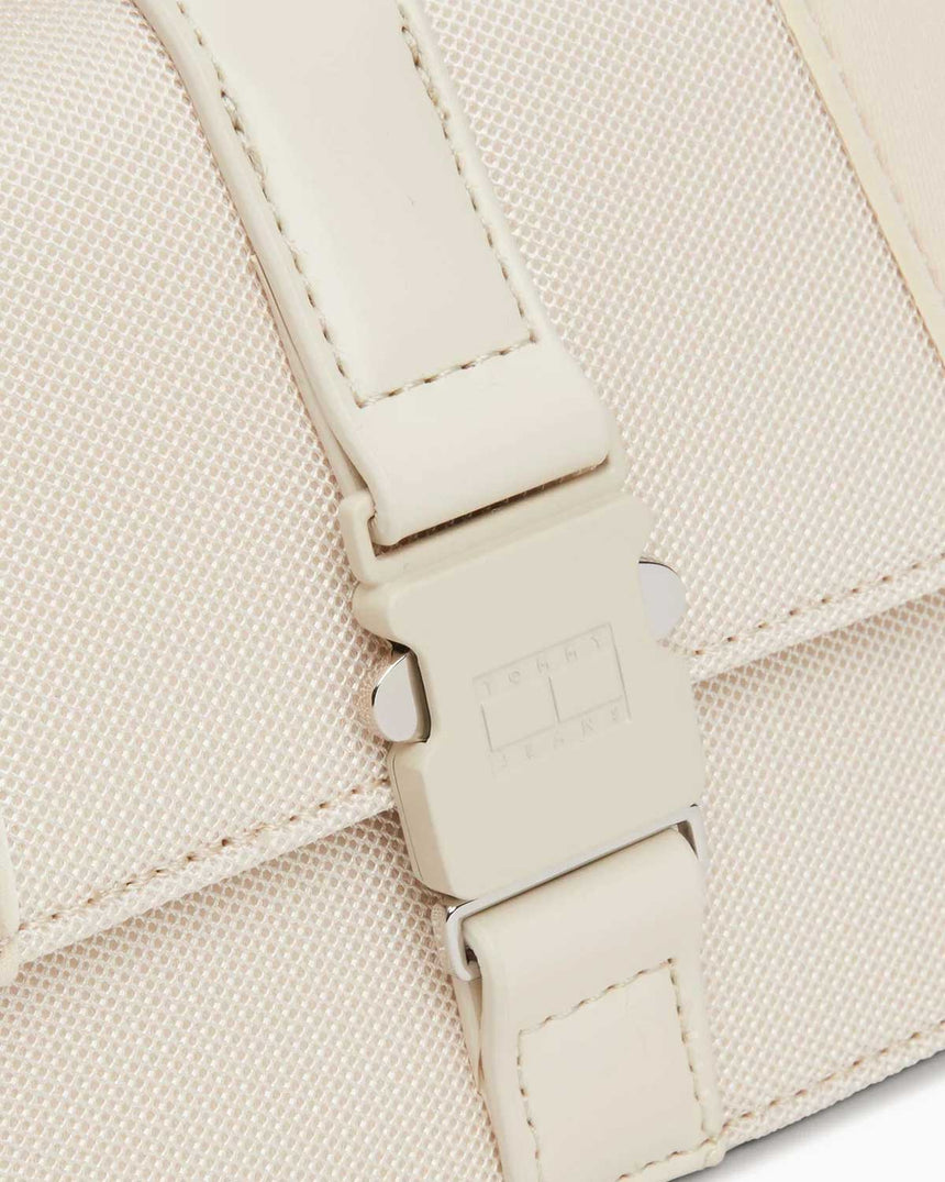 Tommy Hilfiger Item Crossover Neopren Çapraz Askılı Çanta Beige