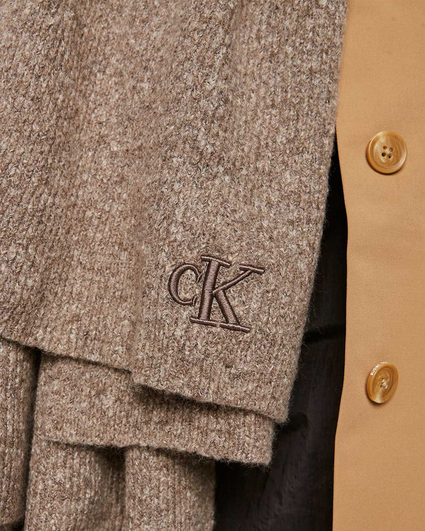 Calvin Klein Thick Embroidery Scarf Atkı
