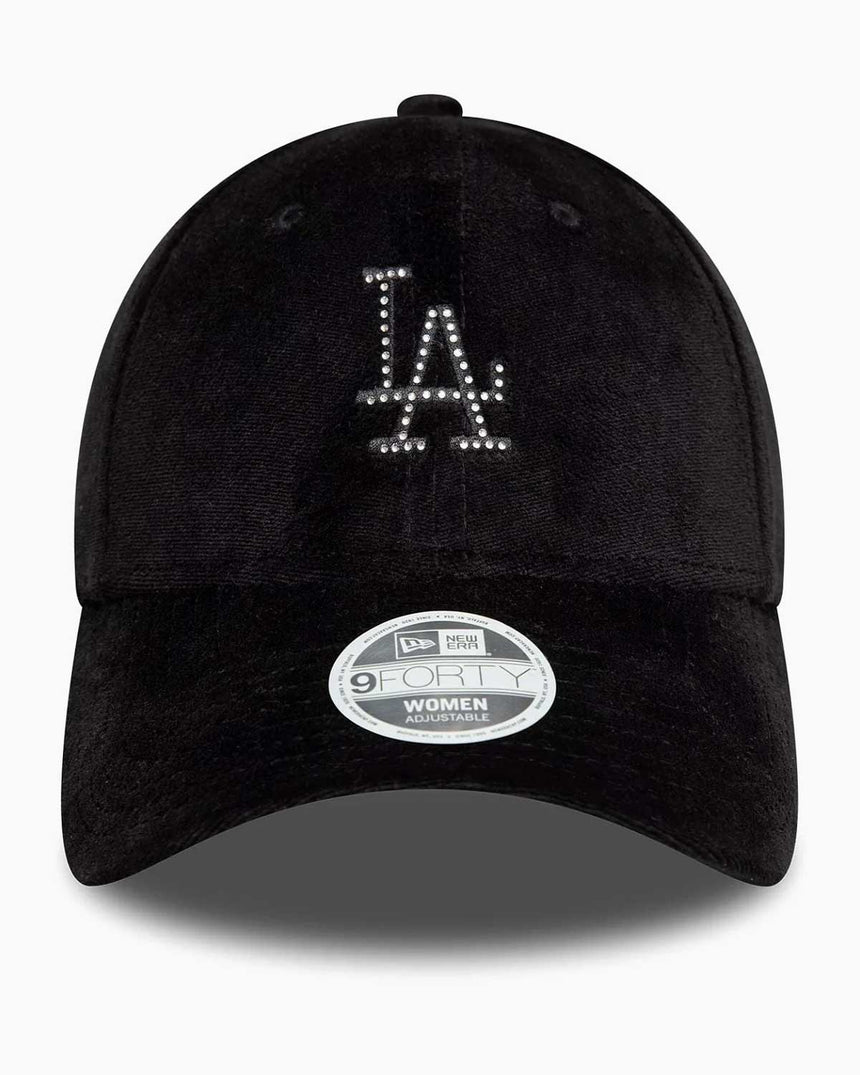 New Era 940 Diamante Velour 9Forty LA Kadın Şapka Siyah